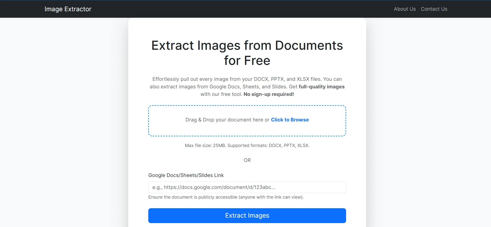 Image Extractor